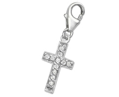 Sterling Silver Silver Cross Charm