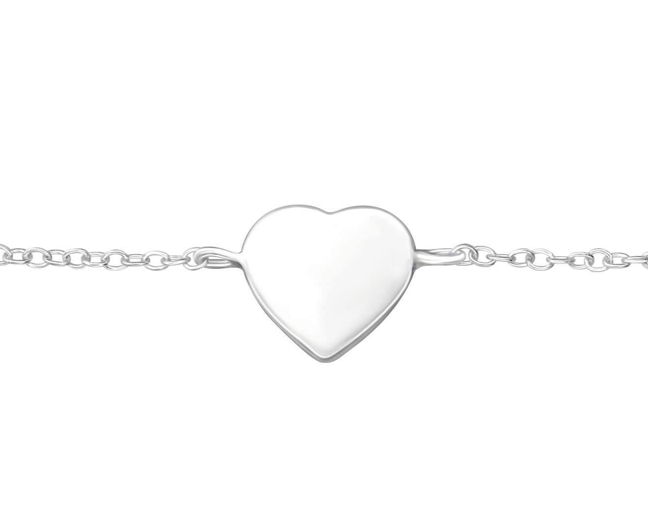 Sterling Silver Heart Bracelet