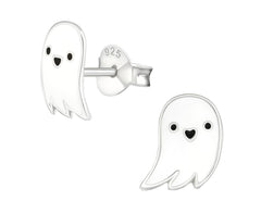 Sterling Silver Ghost Earrings