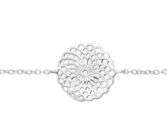 Sterling Silver Mosaic Bracelet