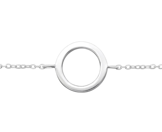 Sterling Silver Circle Bracelet