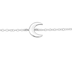 Sterling Silver Moon Bracelet