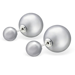 Sterling silver Pearl Stud Earrings