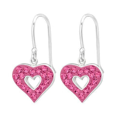 Silver Heart Earrings