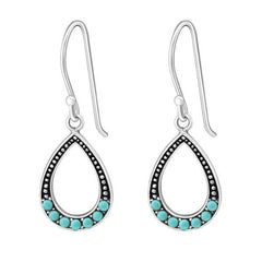 Silver Pearl Drop Earrings