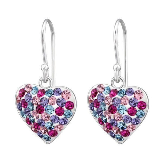 Silver Heart Earrings