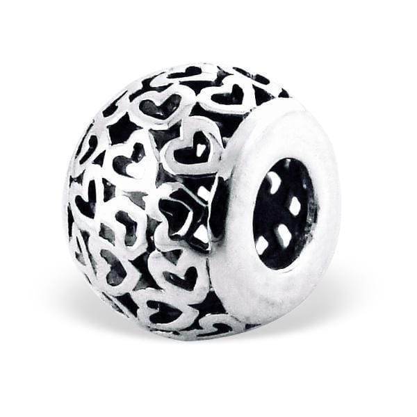 Sterling Silver Heart Bead