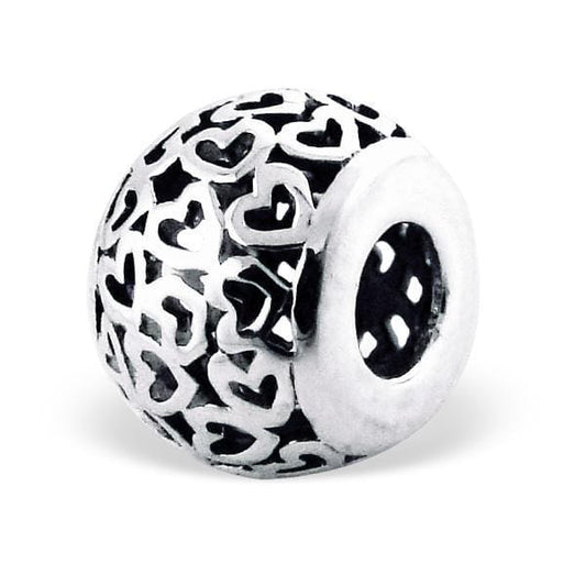 Sterling Silver Heart Bead