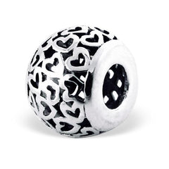 Sterling Silver Heart Bead