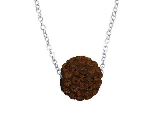 Silver Ball Necklace