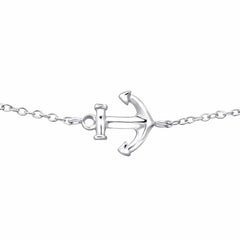 Silver Anchor Bracelet