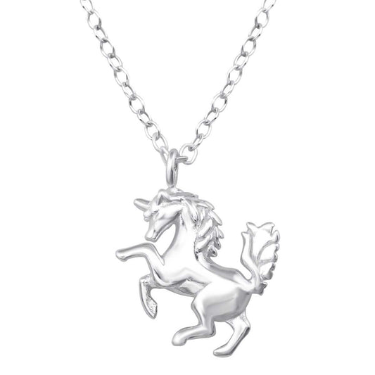 Sterling Silver Unicorn Necklace