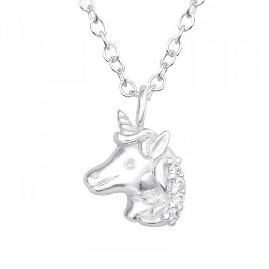 Silver Unicorn Necklace