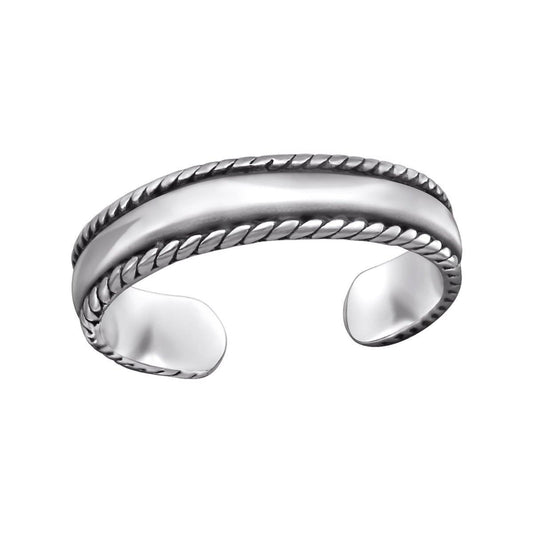 Sterling Silver Band Toe Ring