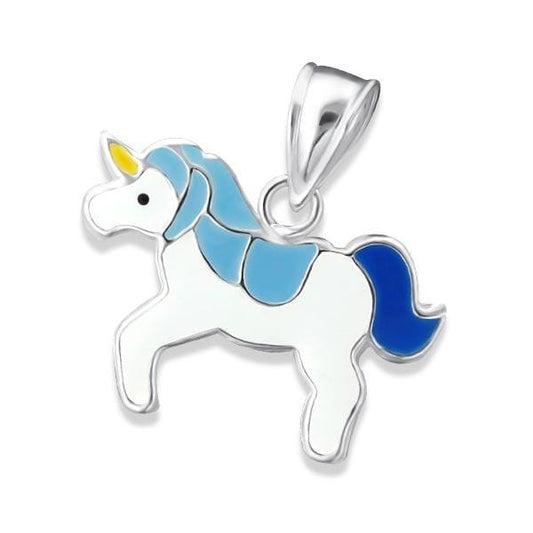 Sterling Silver Children's Unicorn Pendant
