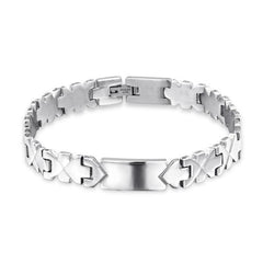 Stainless Steel 22 cm Cuff Bangle Bracelet