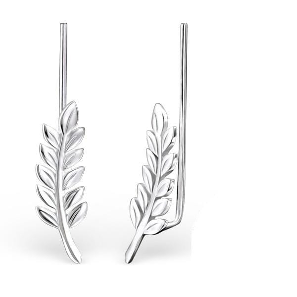 Silver Waves Long Ear Cuff wrap