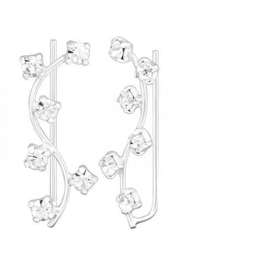 Silver Branch Ear Cuff Wrap