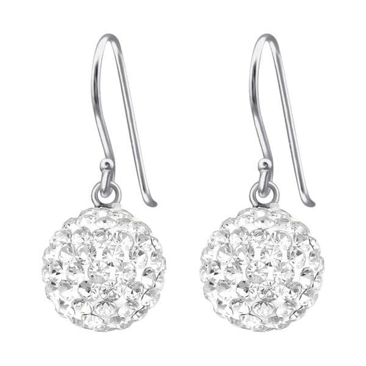 Silver Round Earrings