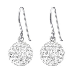 Silver Round Earrings