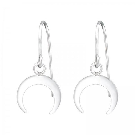 Silver Moon Earrings