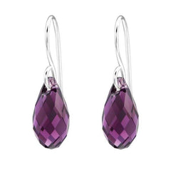 Silver Teardrop Earrings