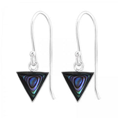 Sterling Silver Triangle Earrings