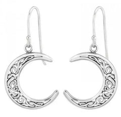 Silver Moon Earrings