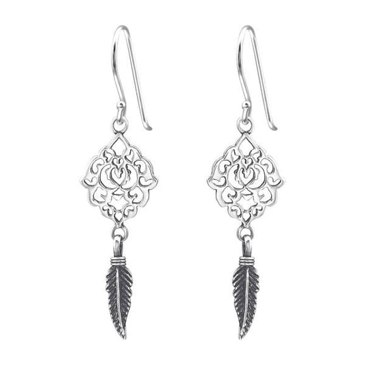 Silver Filigree Earrings