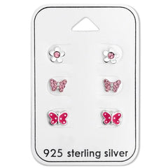 Butterfly Earrings Set for Kids
