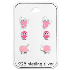 Pink earrings  Set for Kids