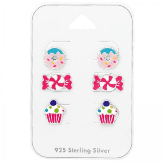 Dessert Ear Studs Set for Girls