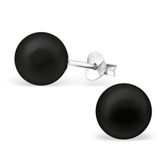 Sterling Silver Pearl Ear Studs Earrings
