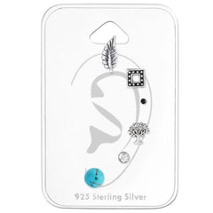 Bali Mix Silver Earrings Set