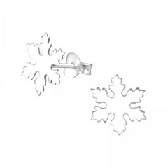 Silver Snowflake Earrings