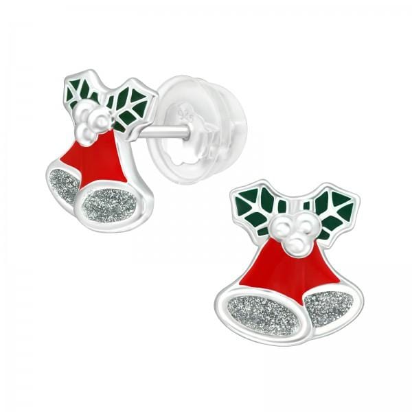 Kids Silver Bells Earrings