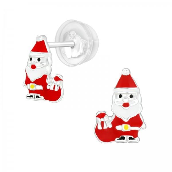 Kids Santa Claus Christmas Earrings