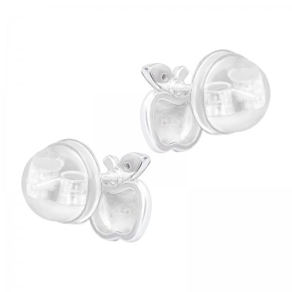Apple Kids Silver Earrings