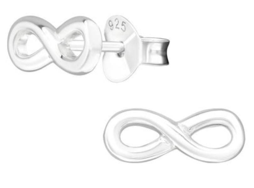 Silver Infinity Earrings