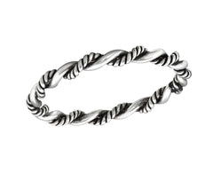 Sterling Silver Twisted Ring