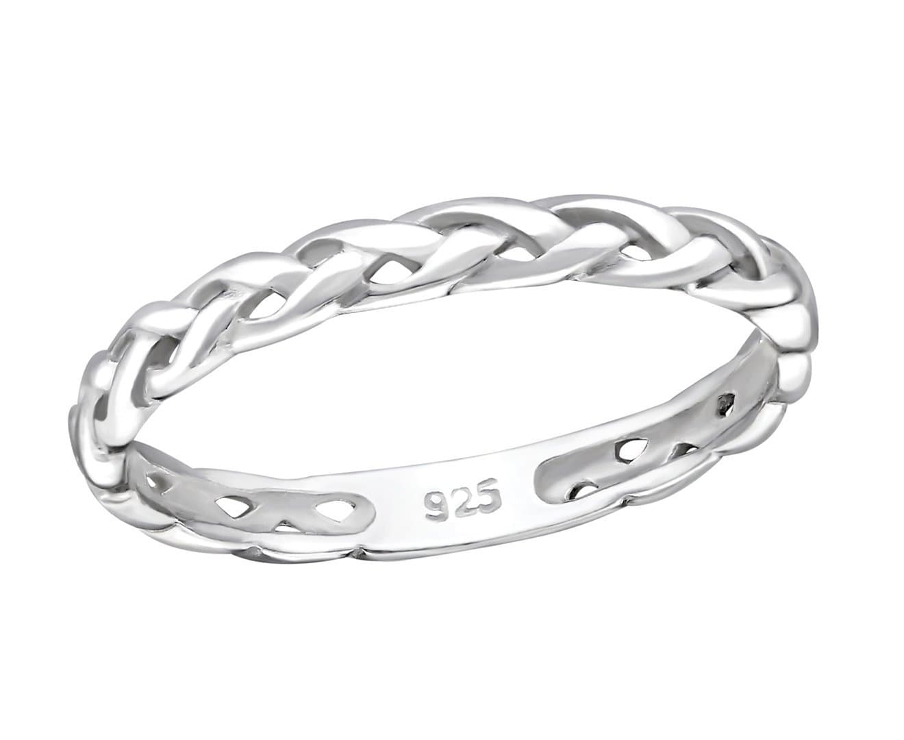 Sterling Silver Rope Ring