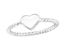 Sterling Silver Heart Ring