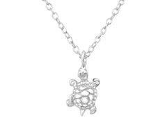 Sterling Silver Turtle Necklace