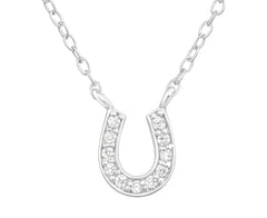Sterling Silver Horseshoe Necklace