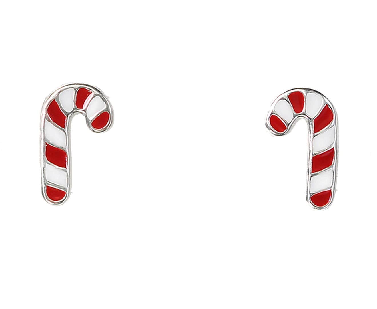 Kids' Silver Christmas Earrings Set