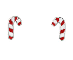 Kids' Silver Christmas Earrings Set