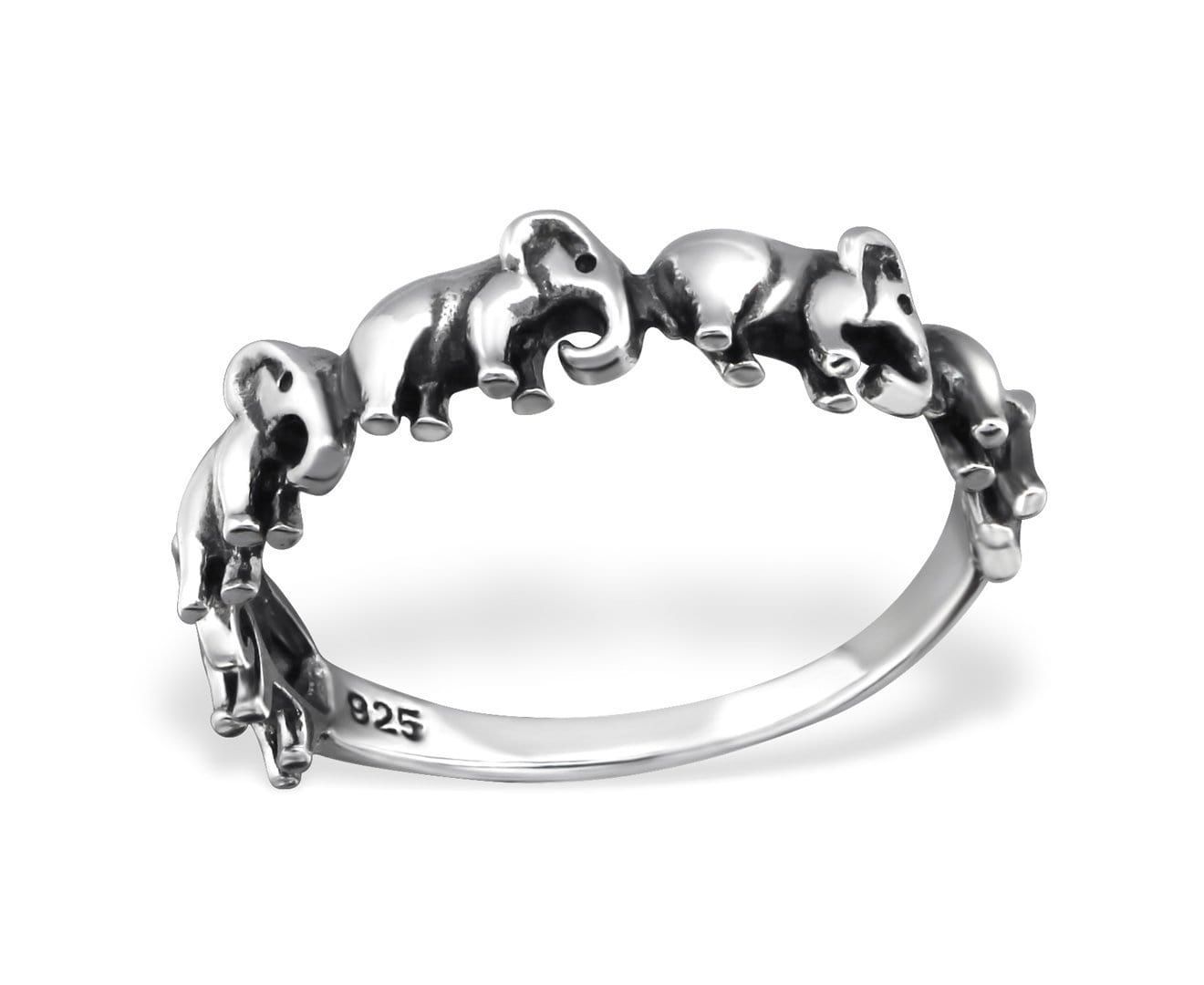 Sterling Silver Elephant Ring
