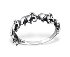 Sterling Silver Elephant Ring