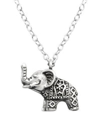 Sterling Silver Elephant Necklace