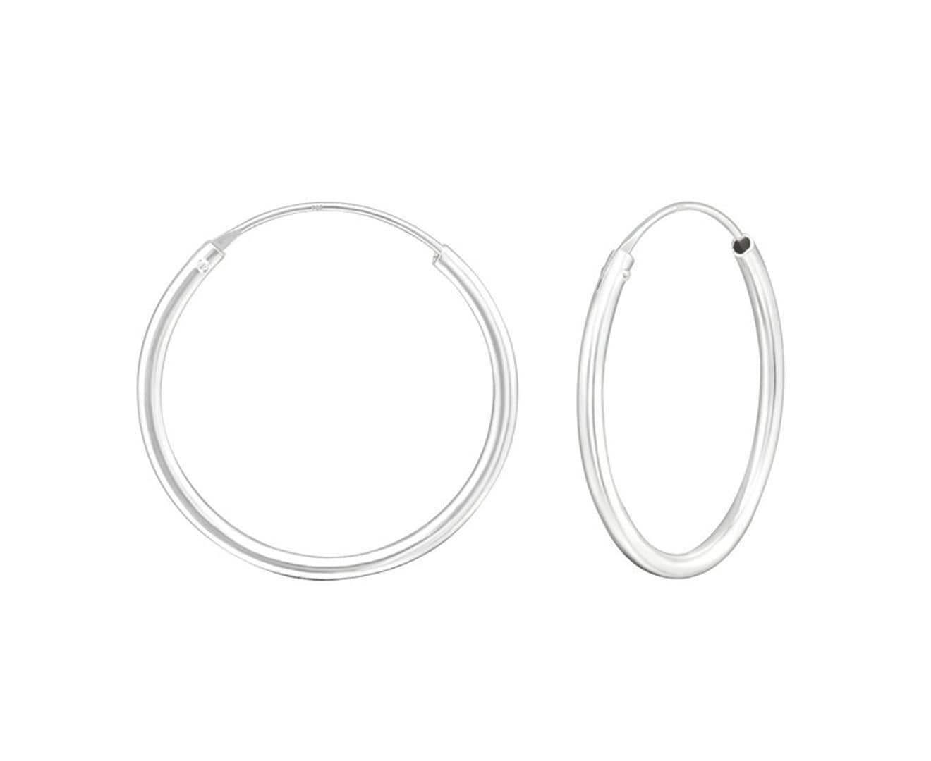 Sterling Silver 30mm Hoop Earrings